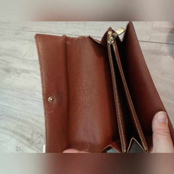 Auth LOUIS VUITTON Monogram pochette Long Wallet - Picture 8 of 13